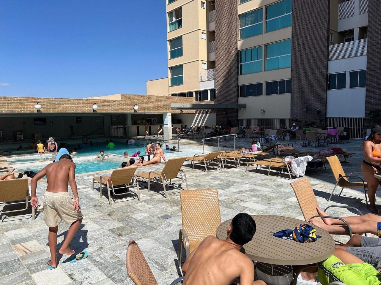 Piazza Diroma Com Acesso Ao Acqua Park Em Caldas Novas Exterior foto